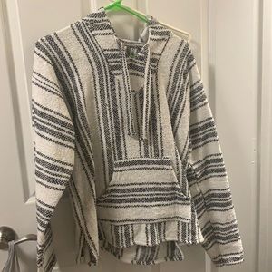 Drug rug baja hoodie beach hoodie